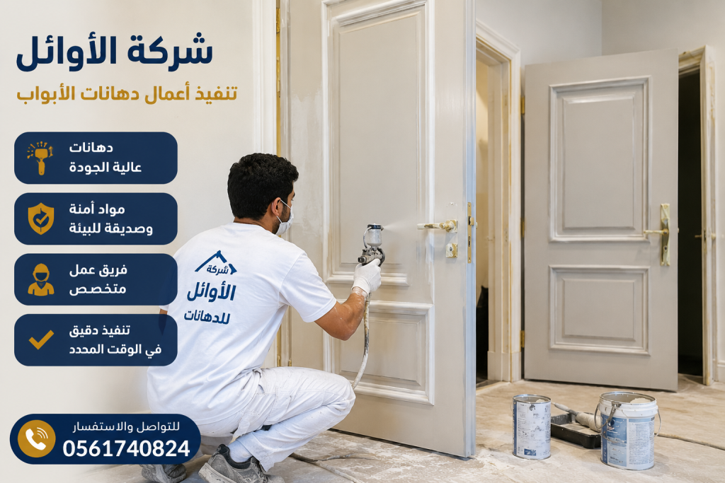 معلم دهانات الأبواب بالدمام